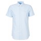 Πουκάμισο κοντομάνικο Barbour Σιέλ Barbour Oxford Short Sleeve Tailored Shirt MSH5313-BRBL32