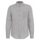 Πουκάμισο ανδρικό Barbour Λαδί λινό Linton Tailored Linen Shirt MSH5325-BROL51 Tailored fit