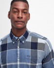 Πουκάμισο κοντομάνικο Barbour Καρό Μπλε Doughill Short-Sleeved Shirt MSH5469-BRTN22