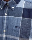 Πουκάμισο κοντομάνικο Barbour Καρό Μπλε Doughill Short-Sleeved Shirt MSH5469-BRTN22