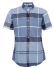 Πουκάμισο κοντομάνικο Barbour Καρό Μπλε Doughill Short-Sleeved Shirt MSH5469-BRTN22
