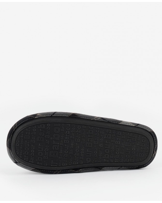 Παντόφλες Barbour Μαύρες Barbour Foley Slippers MSL0013-BRBK11