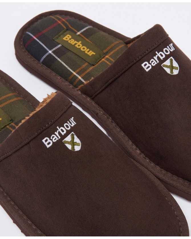 Παντόφλες Barbour Καφέ MSL0025-BRBR51