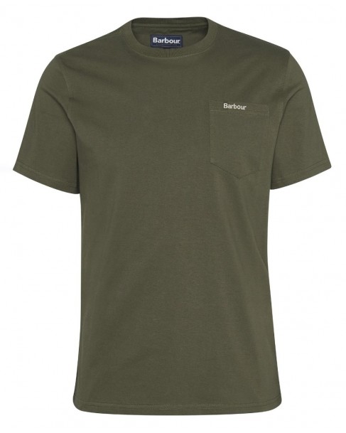 T-shirt Barbour Λαδί MTS1114-BRGN84.1