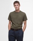 T-shirt Barbour Λαδί MTS1114-BRGN84.1