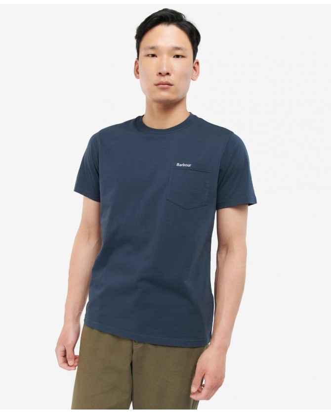 T-shirt Barbour Σκούρο μπλε MTS1114-BRNY91