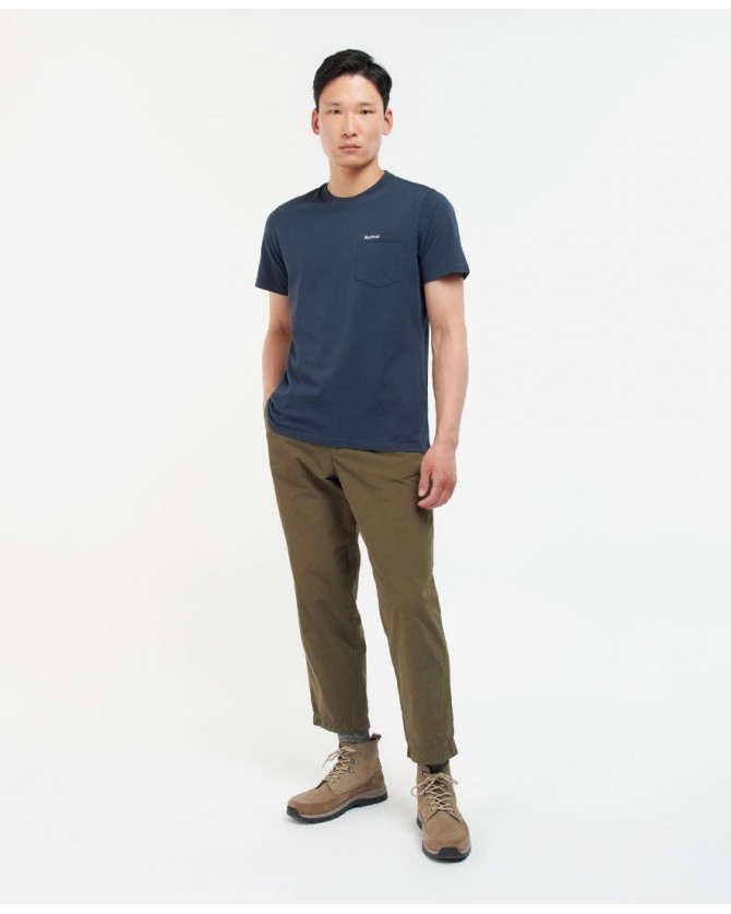 T-shirt Barbour Σκούρο μπλε MTS1114-BRNY91