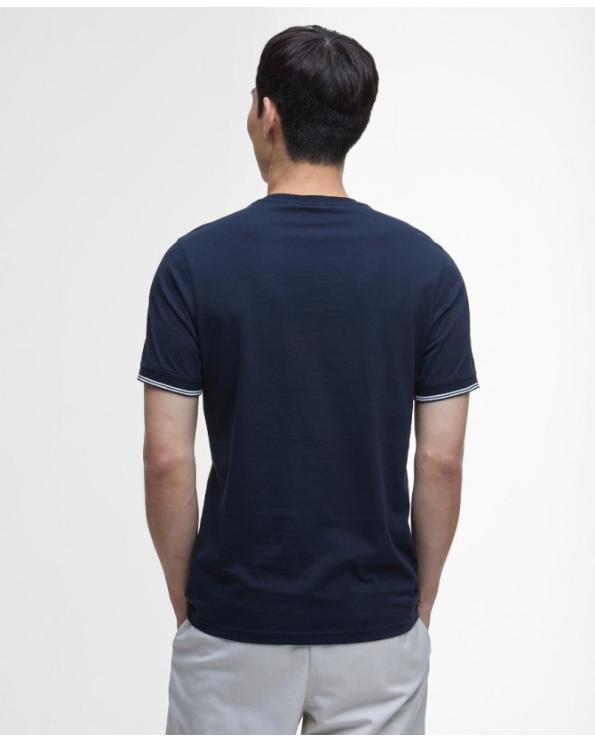 T-shirt Barbour Σκούρο μπλε MTS1296-BINY91