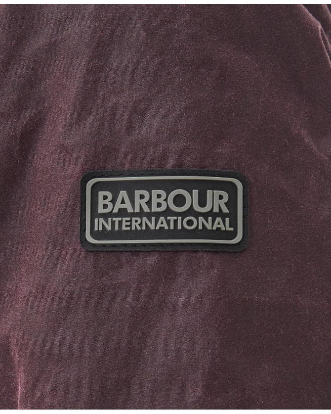 Μπουφάν Barbour κερωμένο Μπορντώ B.Intl Lutron Harrington Wax Jacket MWX2216-BIRE91