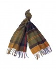 Κασκόλ Barbour καρό Λαδί USC0322-BRTN11