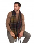 Κασκόλ Barbour καρό Λαδί USC0322-BRTN11