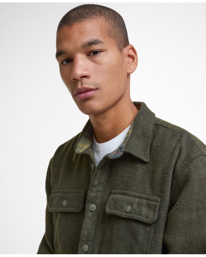 Πουκάμισο overshirt Λαδί MSH5647-BROL51