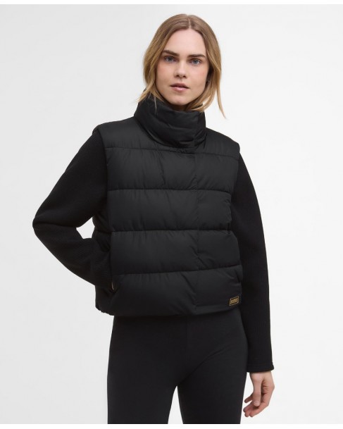 Μπουφάν-ζακέτα Barbour Μαύρη LQS0061-BIBK11