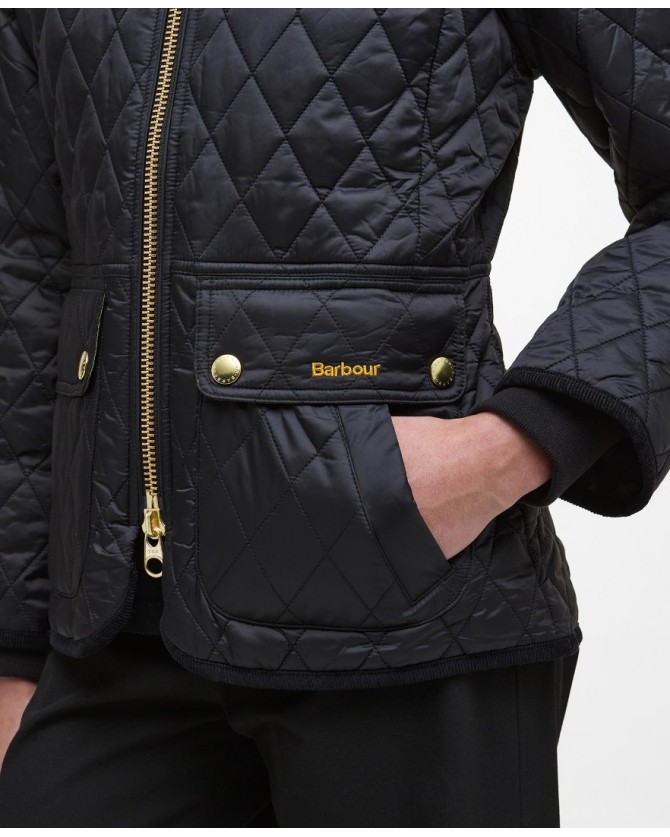 Μπουφάν Barbour Μαύρο LQU1765-BRBK91.3