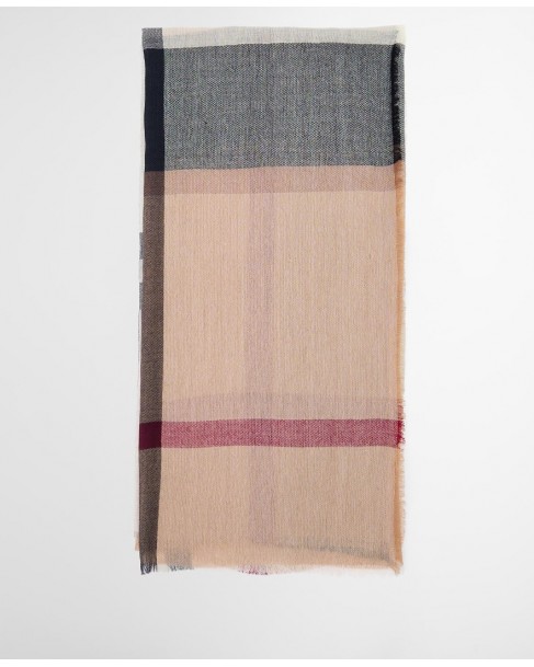 Φουλάρι Barbour Εκρού LSC0478-BRBR51.15