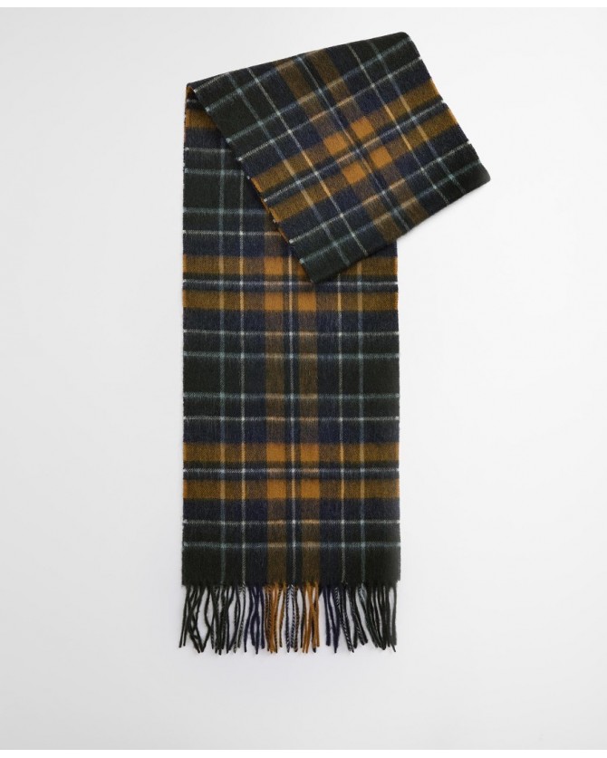 Κασκόλ Barbour Κίτρινο καρό USC0137-BRGN92.2