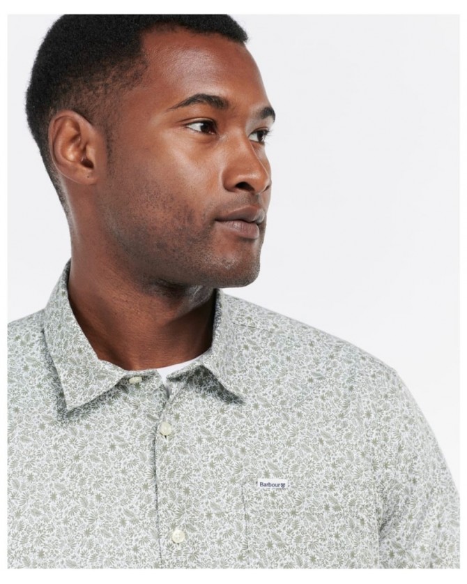 Πουκάμισο κοντομάνικο Barbour Λαδί MEN'S BARBOUR MELBURY S/S SUMMER SHIRT MSH5095-BROL51