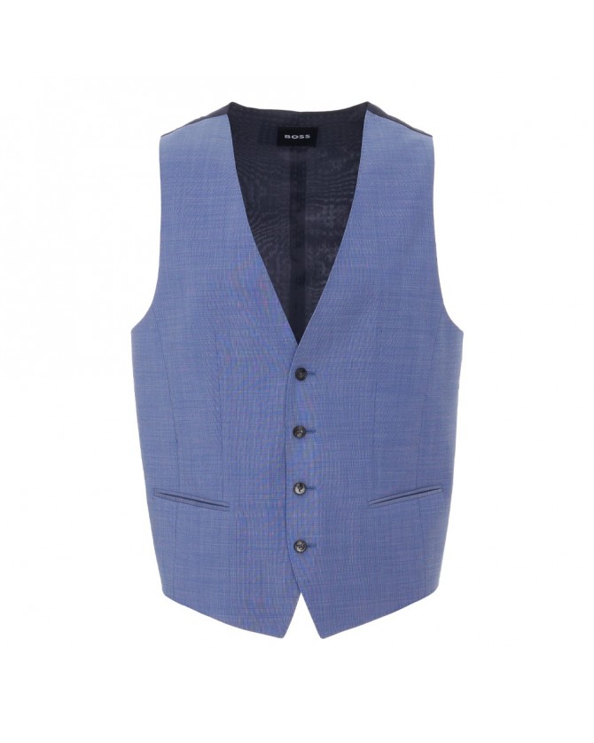 Γιλέκο κοστουμιού Boss Σιέλ  H-Huge-Vest-MM-224 50489353-479