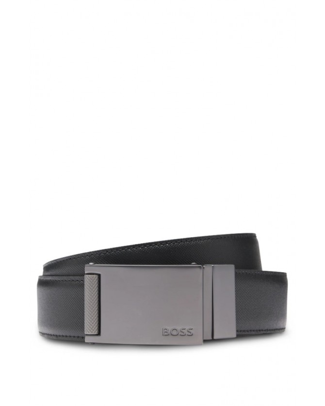 Ζώνη διπλής όψης Boss Μαύρη-Καφέ Ghill_Gb35_dip 50537096-002