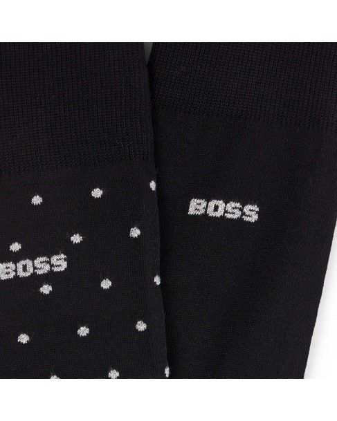 Κάλτσες σετ 2 τεμαχίων Boss Σκούρο μπλε RS Gift Set MC 50484004-403