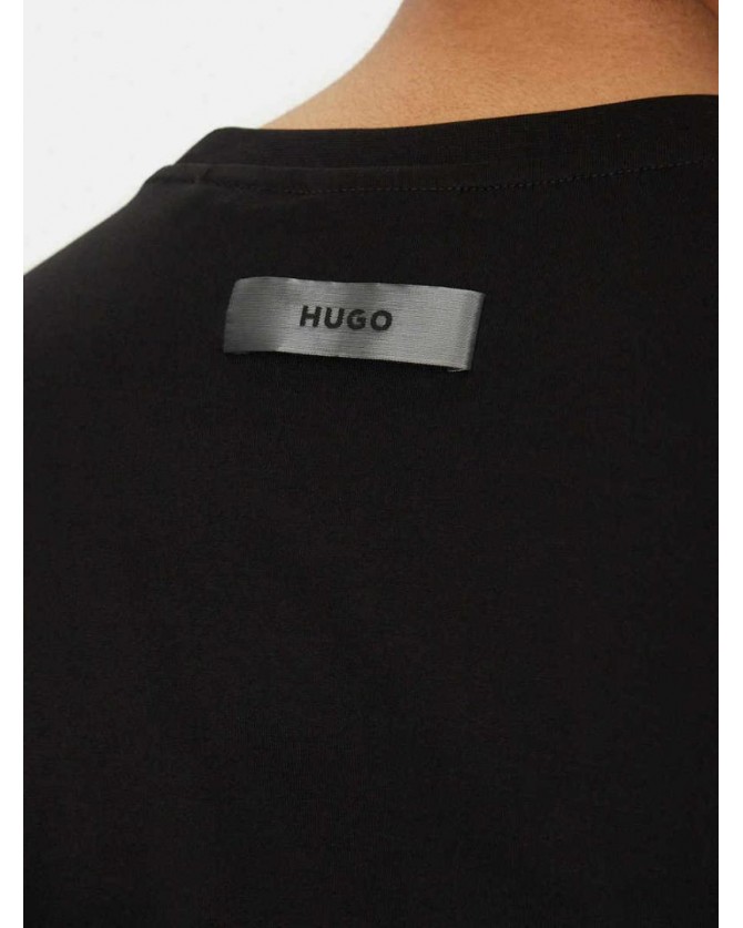 T-shirt Hugo Μαύρο Dimerstee 50542969-001