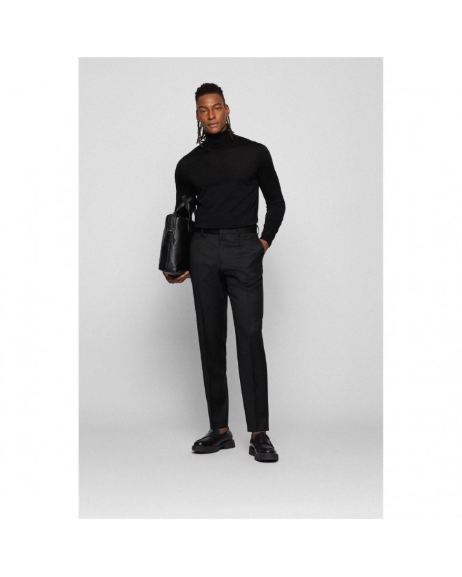 Παντελόνι κοστουμιού Boss Μαύρο  H-GENIUS 50469174-001