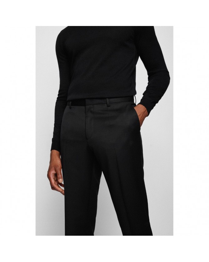 Παντελόνι κοστουμιού Boss Μαύρο  H-GENIUS 50469174-001
