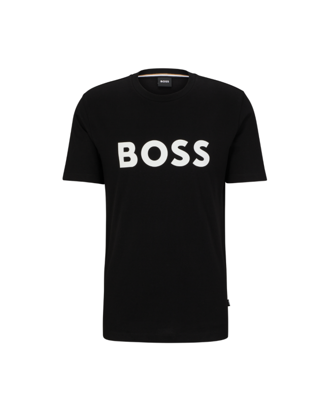 T-shirt Boss Μαύρο Tiburt 354 50495742-001