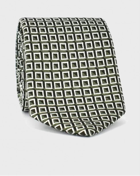 Γραβάτα Boss Λαδί με μικροσχέδιο H-TIE 7,5 CM-222 50499332-336