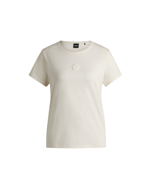 T-shirt Boss Εκρού Eventsa6 50534800-118