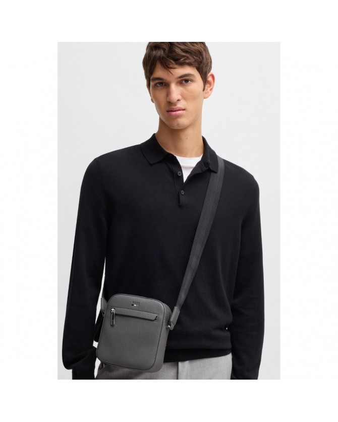 Τσαντάκι Boss Γκρι Ray_NS zip N. 50536475-029