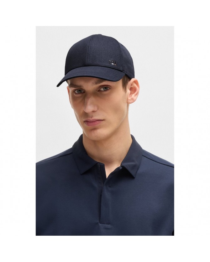Καπέλο Boss Σκούρο μπλε Zed-BOSS-Stripe 50539428-404