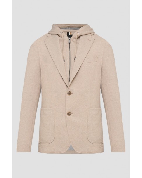 Σακάκι Boss Μπεζ C-Hanry-J-Hoodie253F 50562499-252