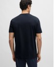T-shirt Boss Σκούρο μπλε Thompson 01 50468347-404 Regular fit