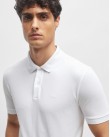 Polo t-shirt Boss Λευκό Pallas 50468362-100 Regular fit