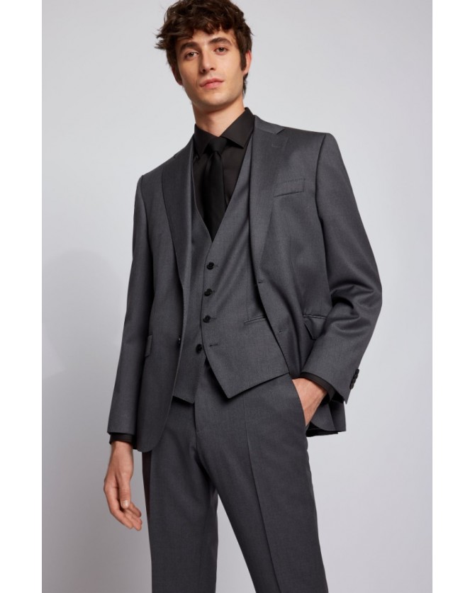 Παντελόνι κοστουμιού Γκρι Boss  H-GENIUS 50469174-021