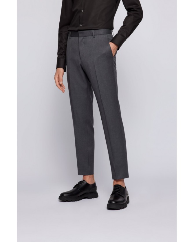 Παντελόνι κοστουμιού Γκρι Boss  H-GENIUS 50469174-021