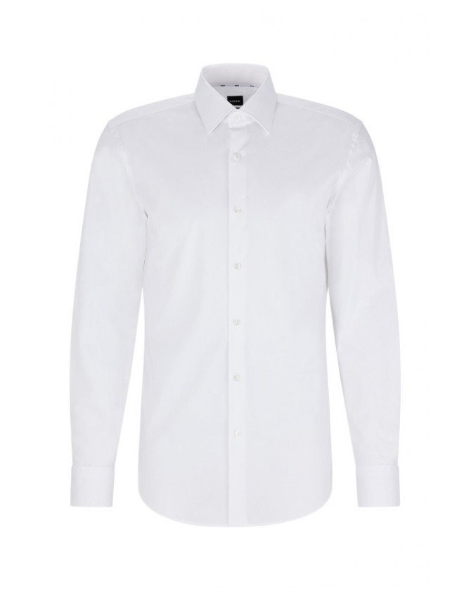 Πουκάμισο Boss Λευκό 50469345-100 h-hank-kent-c1-214 Slim Fit