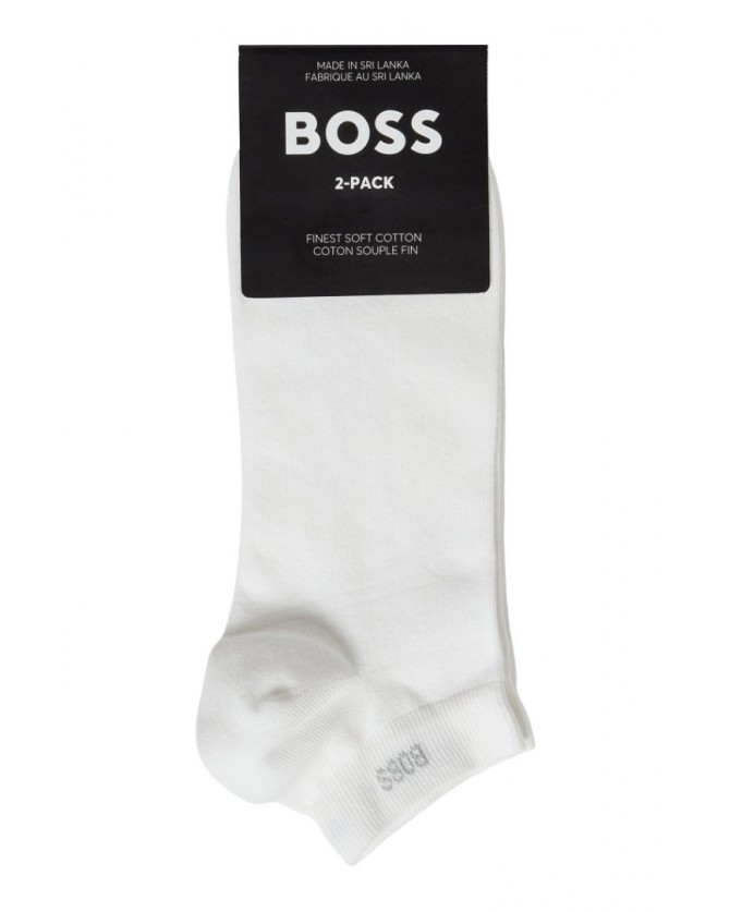 Καλτσάκια σετ 2 τεμαχίων Boss Λευκά 2P AS UNI SOCKS 50469849-100