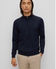 Ζακέτα πλεκτή Boss Σκούρο μπλε Balonso-L 50476347-404