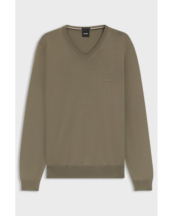 Πλεκτό Boss Μπεζ  Baram-L 50476363-245