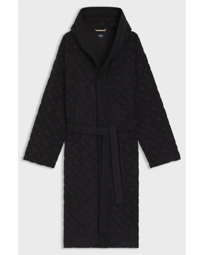 Μπουρνούζι Boss Μαύρο Fashion Robe 50479411-001