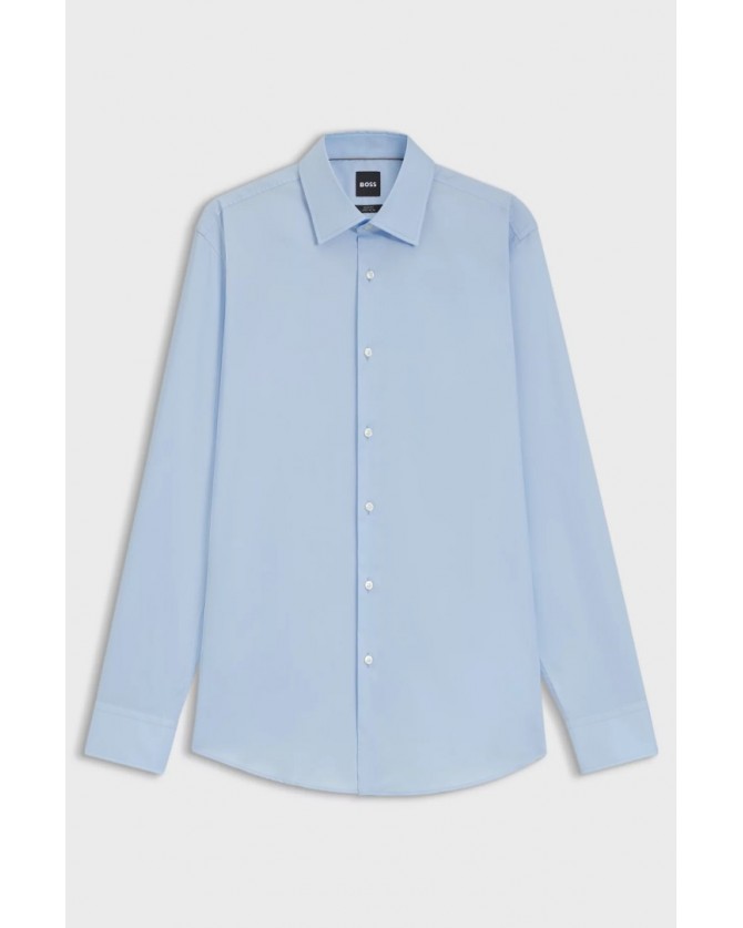 Πουκάμισο Boss Σιέλ 50479922-450 BUSINESS SHIRTS H-HANK