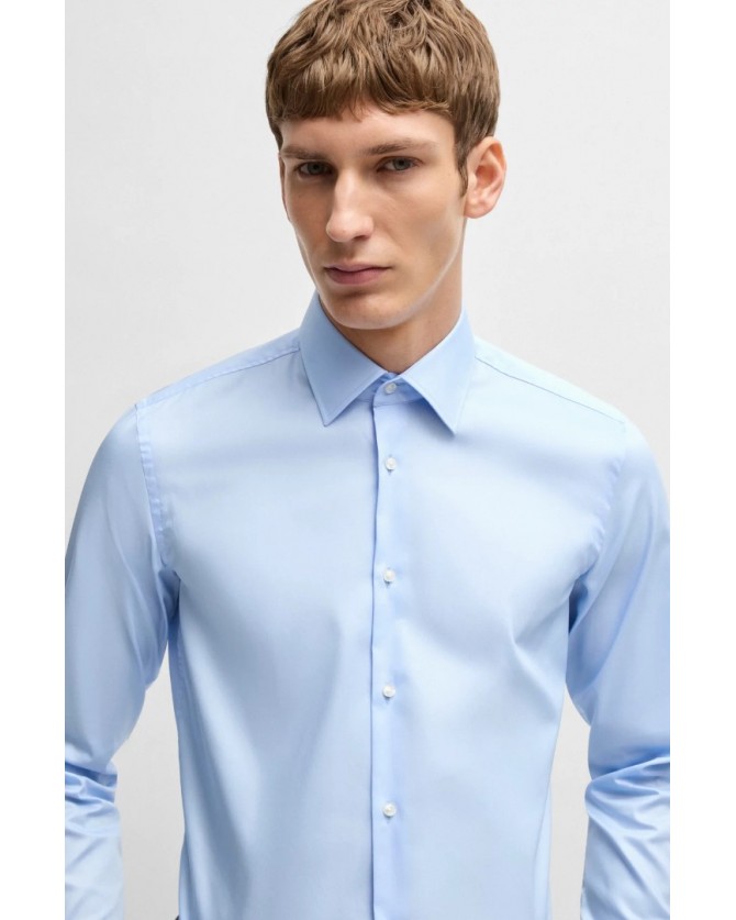 Πουκάμισο Boss Σιέλ 50479922-450 BUSINESS SHIRTS H-HANK