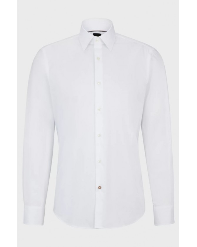 Πουκάμισο Boss Λευκό 50479943-100 Regular fit
