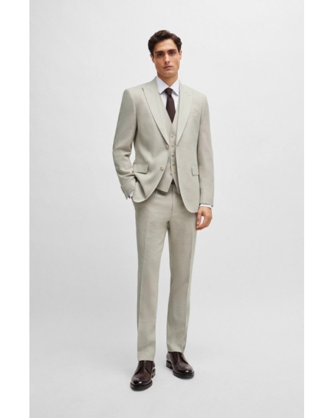 Πουκάμισο Boss Λευκό 50479943-100 Regular fit