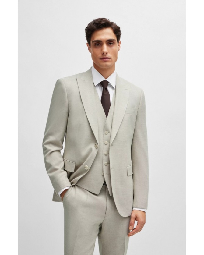 Πουκάμισο Boss Λευκό 50479943-100 Regular fit