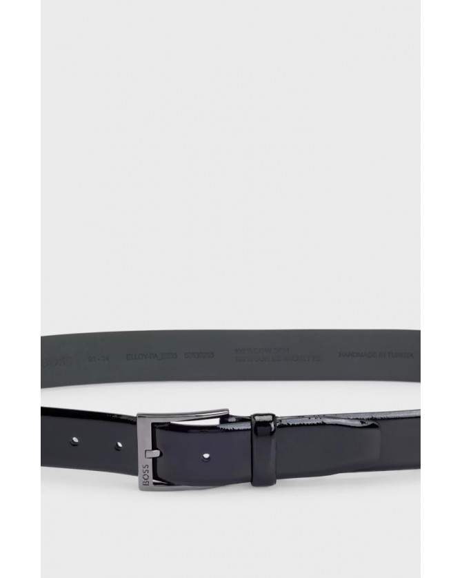 Ζώνη Boss Μαύρη Elloy-PC-An_Sz35 50482241-001