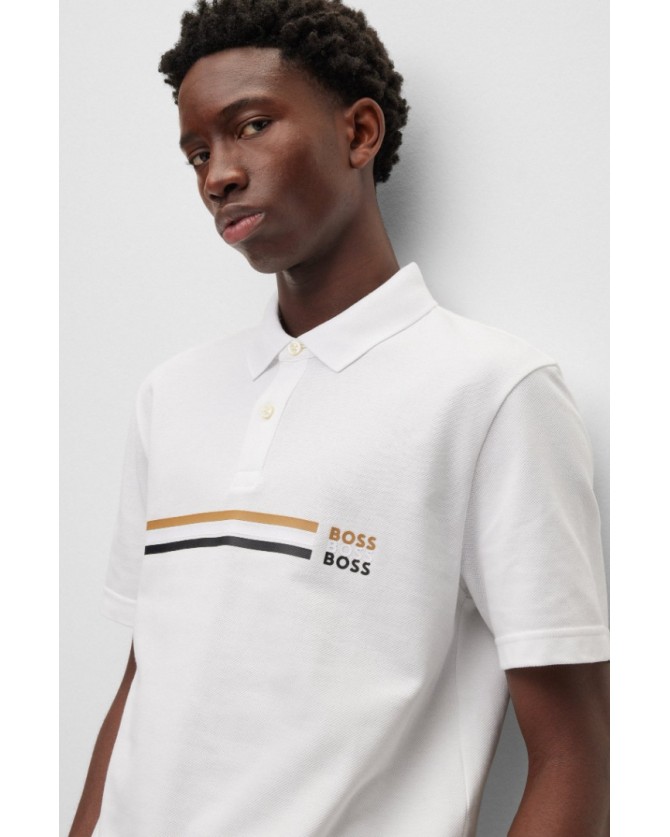 Polo t-shirt Boss Λευκό Pack 32 50488266-100