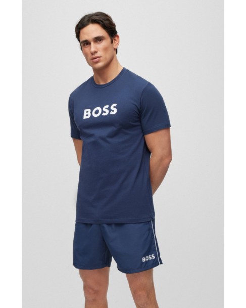 T-shirt Boss Σκούρο μπλε 50491706-413